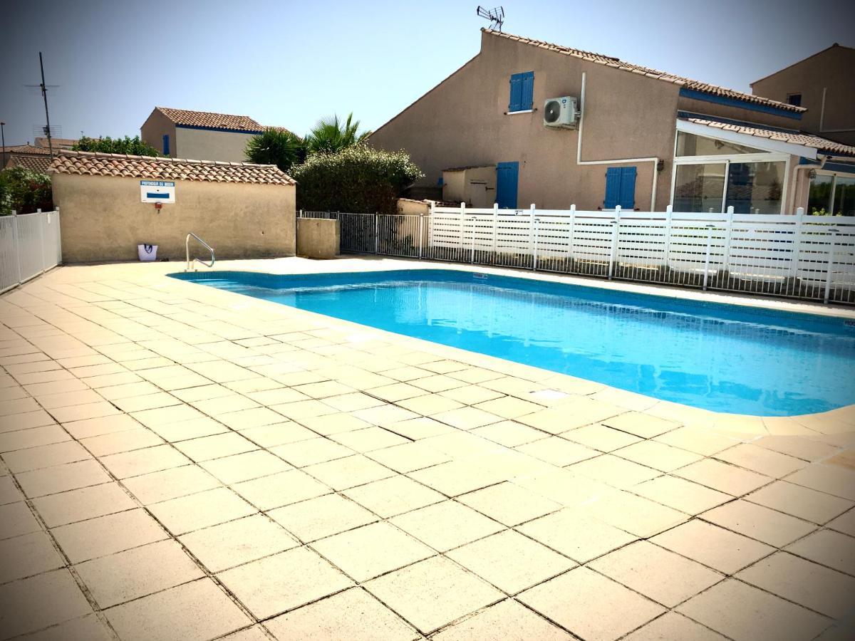 De La Clape A La Mer Mon Petit Pavillon Labellise - F2- Piscine Commune - Wifi Gratuit- Parking Prive - Arrivee Autonome - 800 M Plage - Grande Terrasse Abritee Vent - Saint-Pierre-la-Mer  Zewnętrze zdjęcie